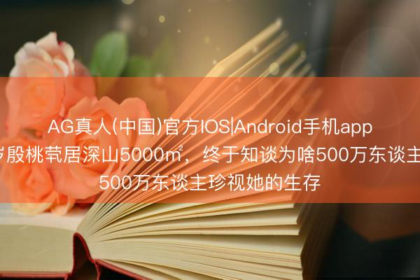 AG真人(中国)官方IOS|Android手机app下载 看了47岁殷桃茕居深山5000㎡，终于知谈为啥500万东谈主珍视她的生存