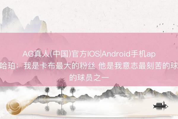 AG真人(中国)官方IOS|Android手机app下载 哈珀：我是卡布最大的粉丝 他是我意志最刻苦的球员之一